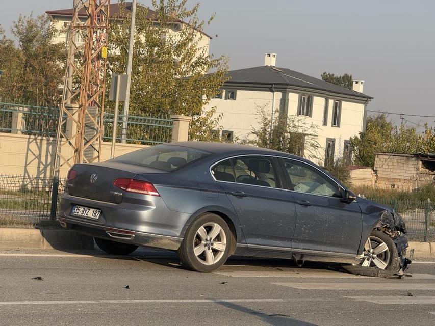 Maddi hasarlı trafik kazası