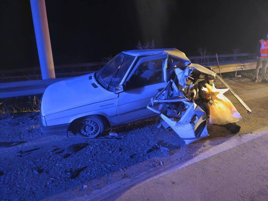 Tır otomobile arkadan çarptı: 1 yaralı