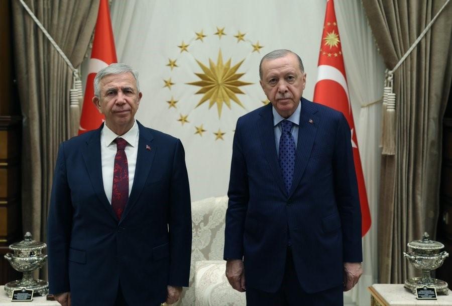 Cumhurbaşkanı Erdoğan, Mansur Yavaş’ı kabul etti