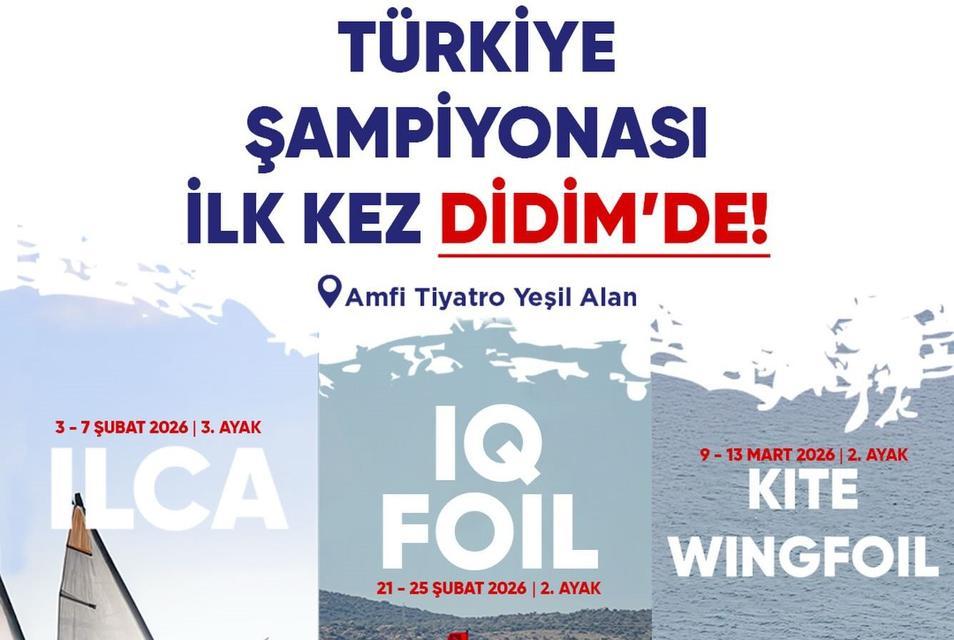 Didim, TYF Yelken Ligi’nin önemli etaplarına ilk kez ev sahipliği yapacak