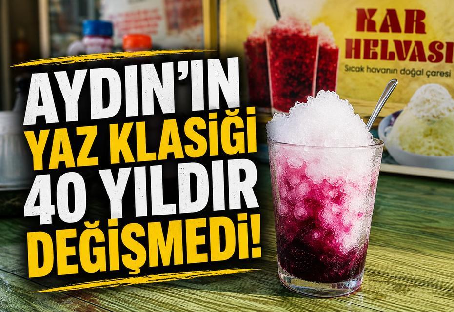 Aydın'ın yaz klasiği 40 yıldır değişmedi