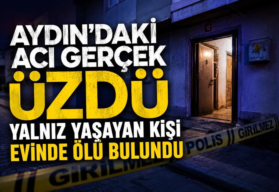 Aydın'daki acı gerçek üzdü; Yalnız yaşayan kişi evinde ölü bulundu