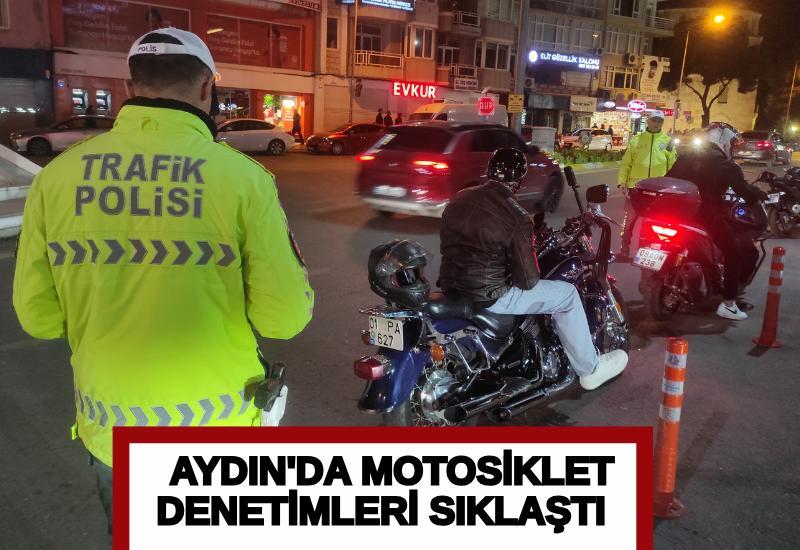 Aydın'da motosiklet denetimleri sıklaştı