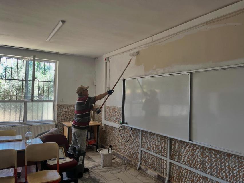 Salavatlı İlkokulu yeni eğitim yılına hazırlanıyor