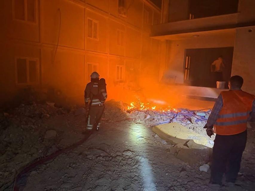 Çöplük alan alevlere teslim oldu