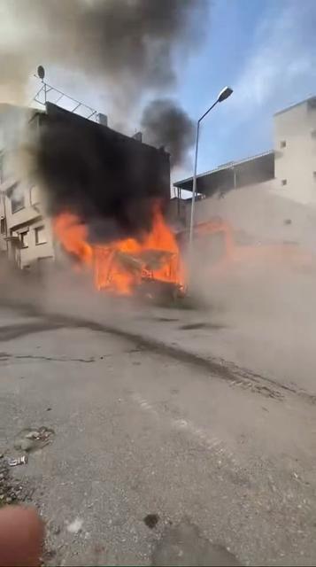 Baraka yangını paniğe neden oldu