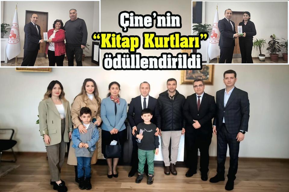 Çine’nin “Kitap Kurtları” ödüllendirildi