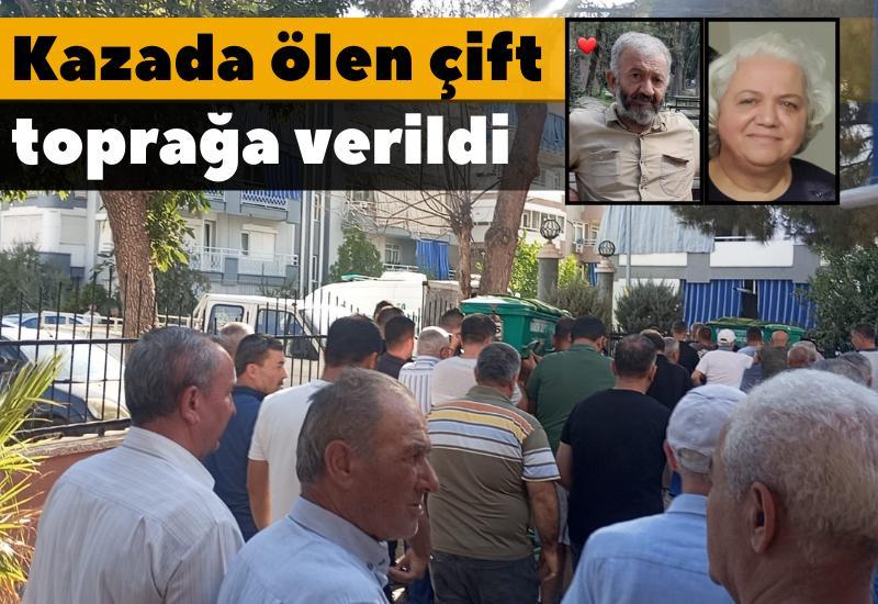 Kazada hayatını kaybeden çift toprağa verildi