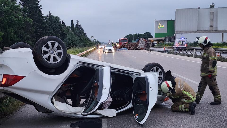 Trafik kazası: 3 yaralı
