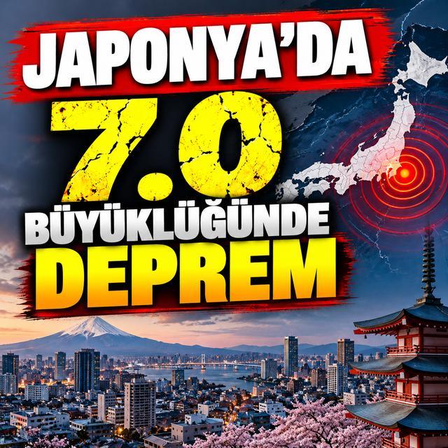 Japonya’da 7.0 büyüklüğünde deprem
