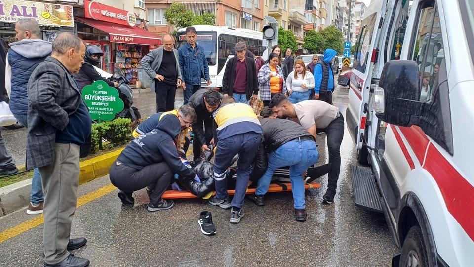BİSİKLET İLE TİCARİ ARAÇ ÇARPIŞTI: 1 YARALI