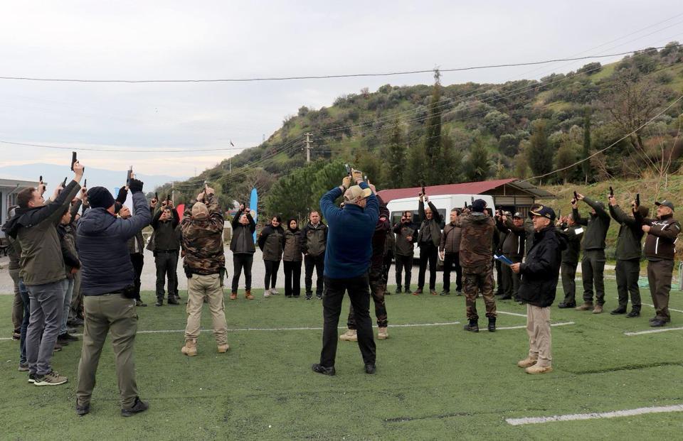 Aydın'da ormancılara silah eğitimi verildi
