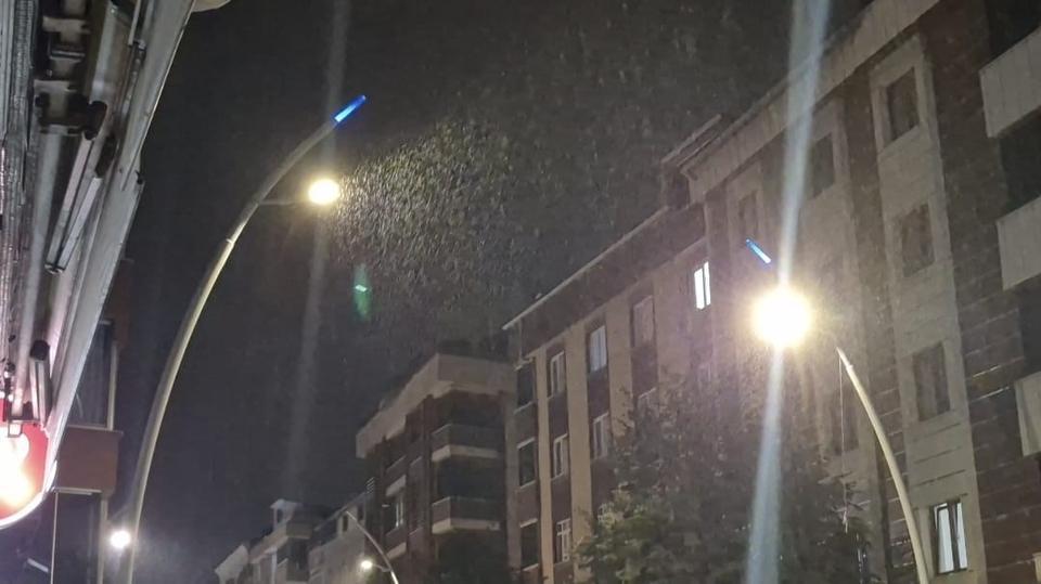 Gece yarısı yağmur sürprizi