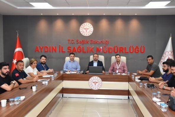 AYDIN'DA ACİL SAĞLIK HİZMETLERİ DEĞERLENDİRİLDİ