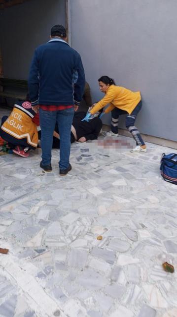 Yüksekten düşen genç yaralandı