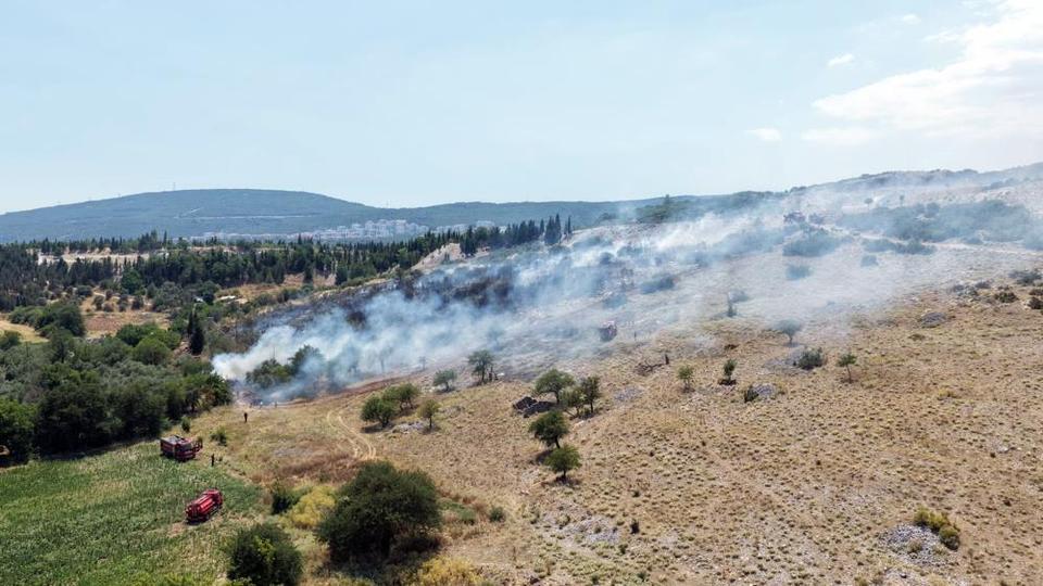 Menteşe’deki makilik yangını kontrol altına alındı