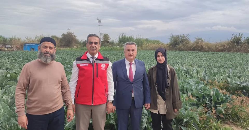 Müdür Temiz'den fide işletmesine ziyaret