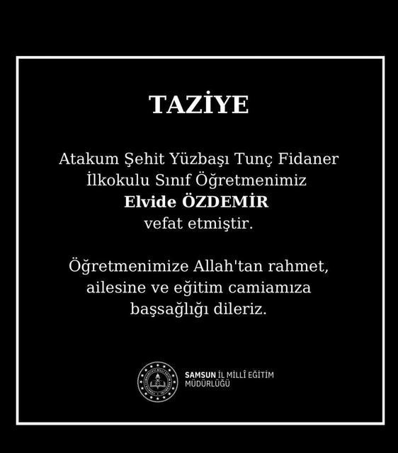 Sınıf öğretmeni kansere yenik düştü