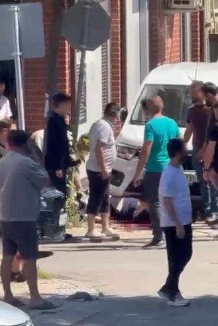 EŞİNİ RAHATSIZ ETTİĞİNİ ÖNE SÜRDÜĞÜ KİŞİYİ BACAĞINDAN VURDU VURDUĞU KİŞİYE KEMERİYLE TURNİKE YAPTI