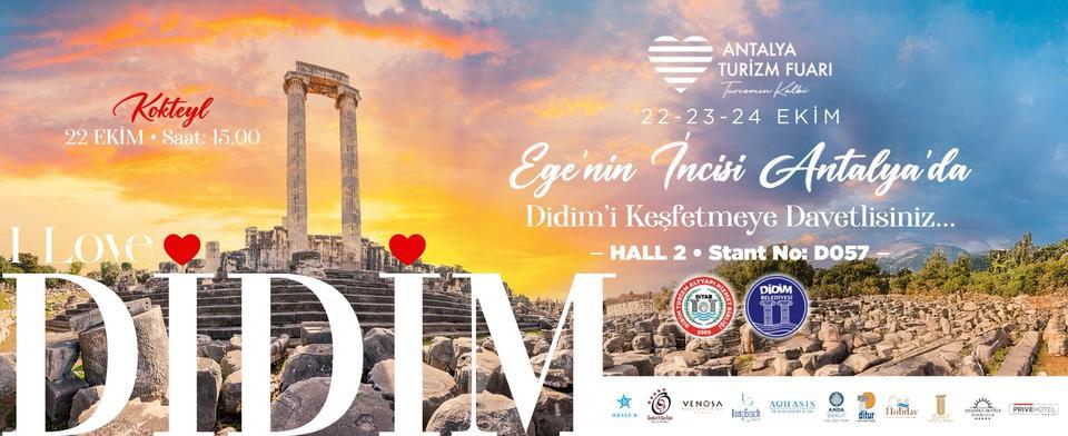 Didim, Antalya Turizm Fuarı’nda yerini alıyor
