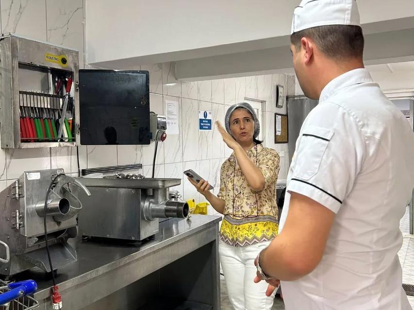 Nazilli'de okul ve öğretmenevi yemekhaneleri denetlendi