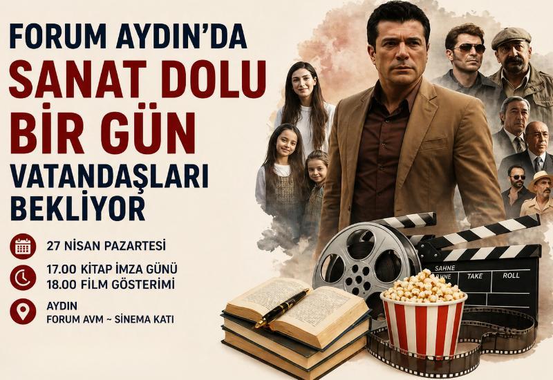 Forum Aydın’da sanat dolu bir gün vatandaşları bekliyor