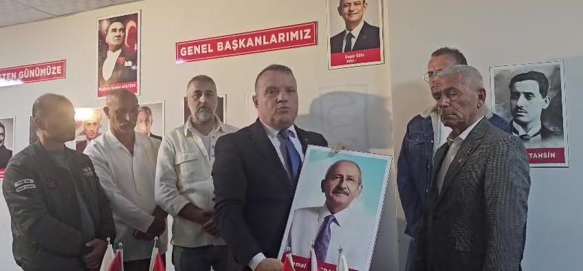 Parti binasından Kılıçdaroğlu'nun fotoğrafı kaldırıldı