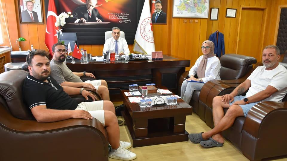 Kooperatif başkanlarından Müdür Temiz’e ziyaret