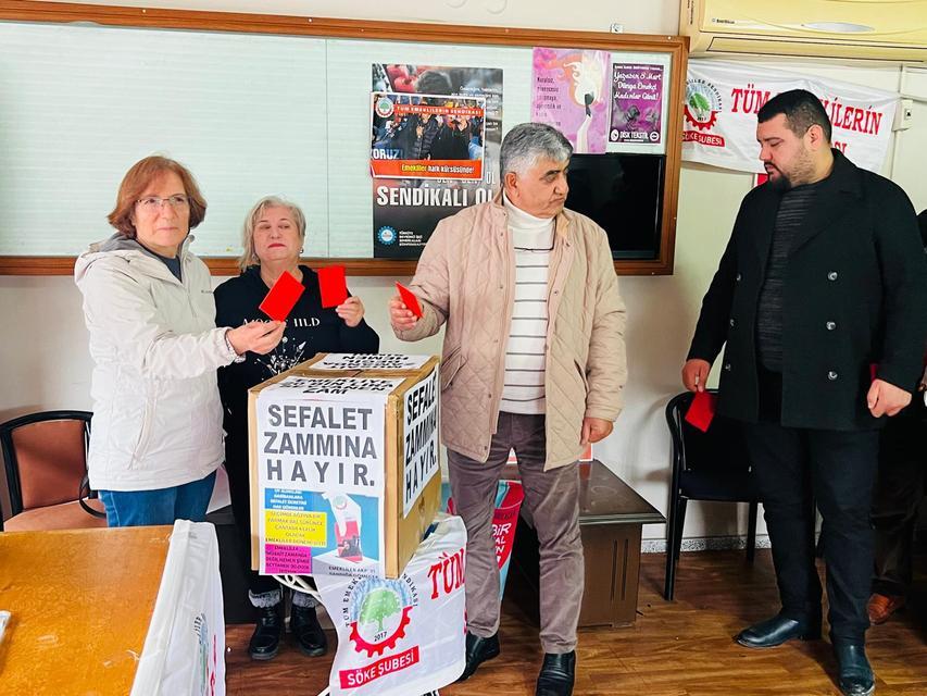 Söke Emekli Sen’den seyyanen zam talebine destek