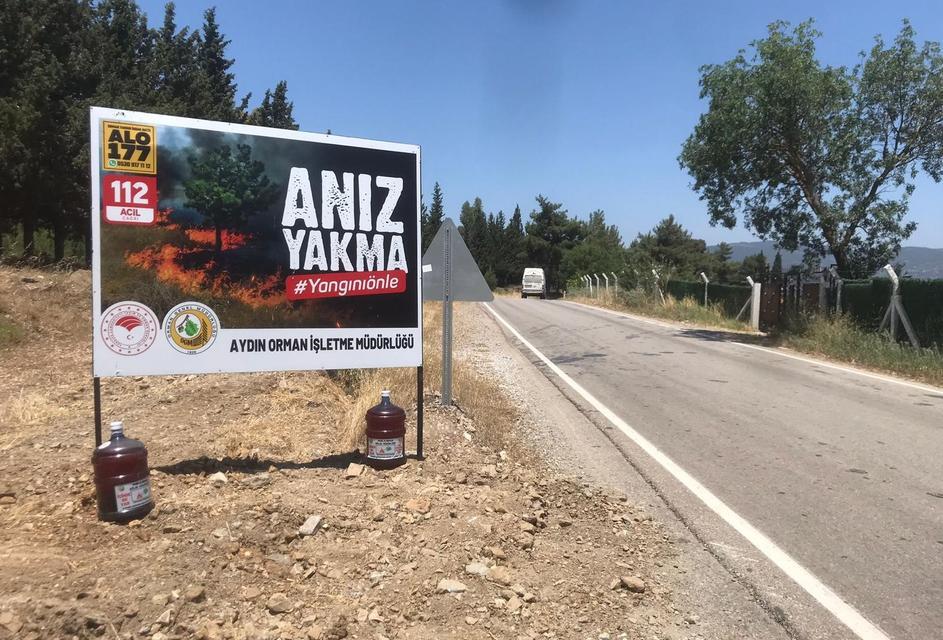 Aydın'da orman yangınlarına karşı yeni tedbir alındı
