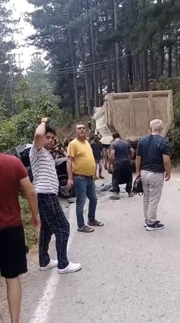 Yayla yolunda feci kaza: 9 yaralı