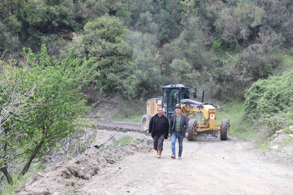 Efeler’de 10 kilometrelik yayla yolu açıldı