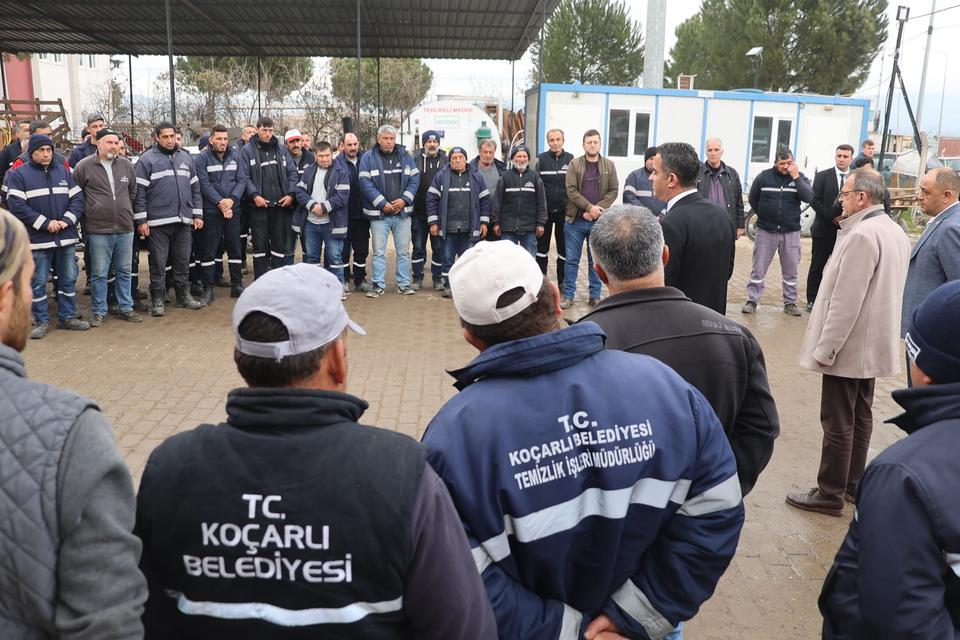 BAŞKAN ARICI: "BİZ BİR AİLEYİZ, HER ZORLUKTA BİRLİKTEYİZ"