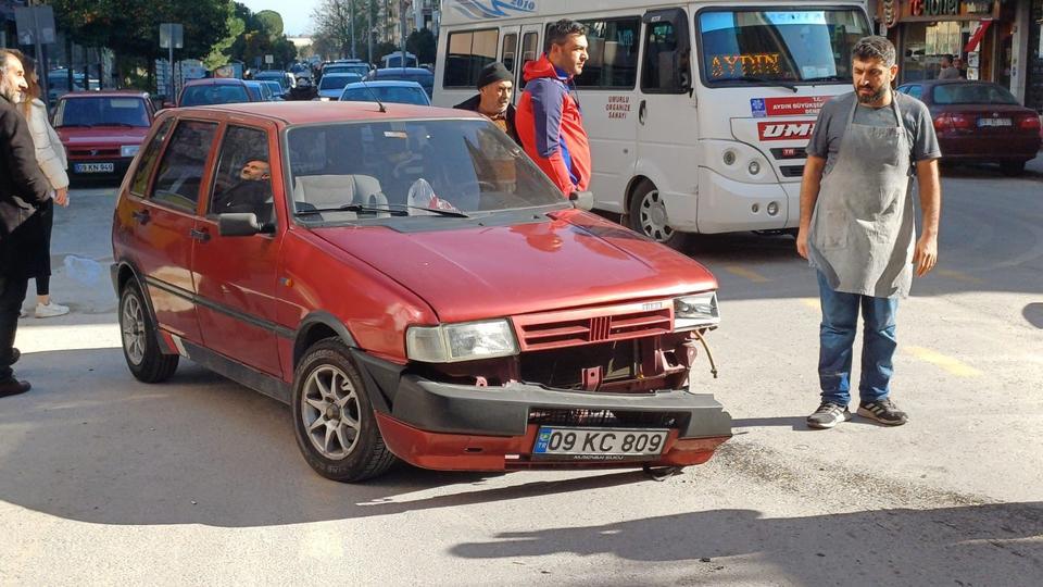AYDIN'DA TRAFİK KAZASI: 2 YARALI