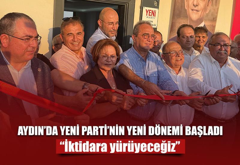 Aydın’da YENİ Parti’nin yeni dönemi başladı