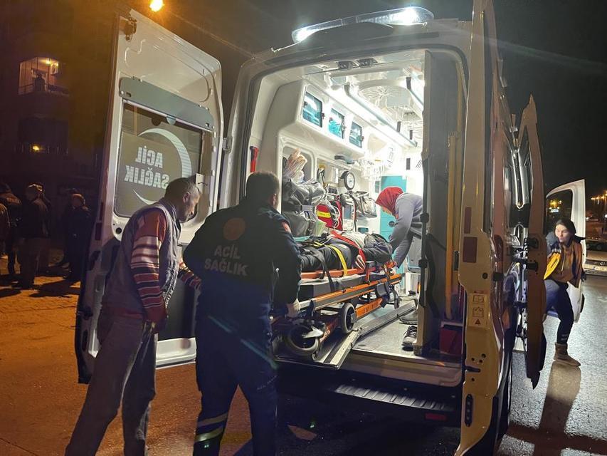 Alkollü sürücü kaza yaptı: 5 yaralı