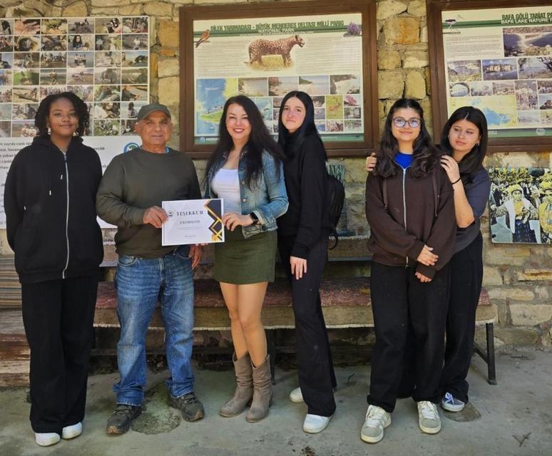 Lise öğrencilerine Kuşadası’nın doğal güzellikleri anlatıldı