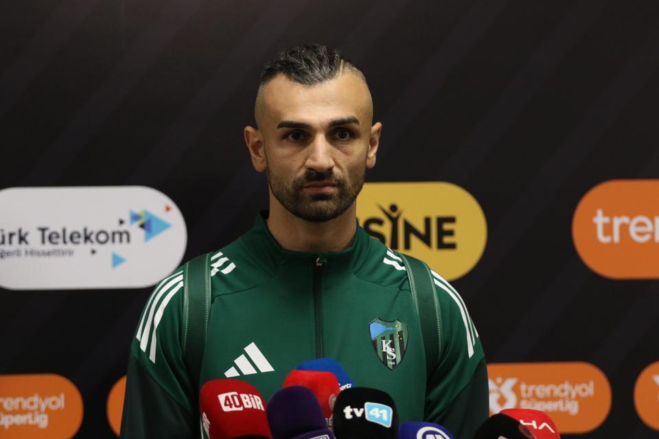 Serdar Dursun: "Kocaelispor ve taraftarı karşısında oynamak kolay değil"