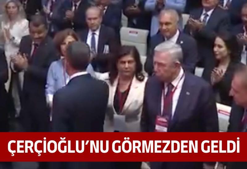 Genel Başkan Özel Çerçioğlu’nun yüzüne bile bakmadı