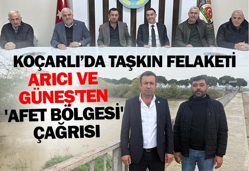 Arıcı ve Güneş'ten 'Afet Bölgesi' çağrısı