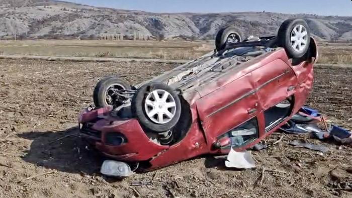 Otomobil takla attı: 1 yaralı