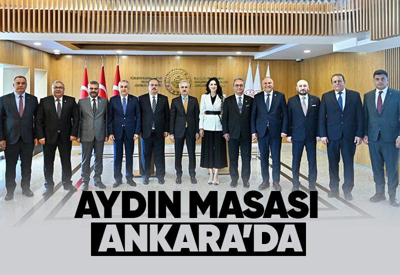 Aydın masası Ankara’da