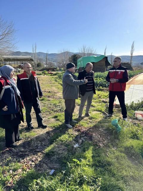 Aydın tarımında kimyasalsız üretime yerinde inceleme