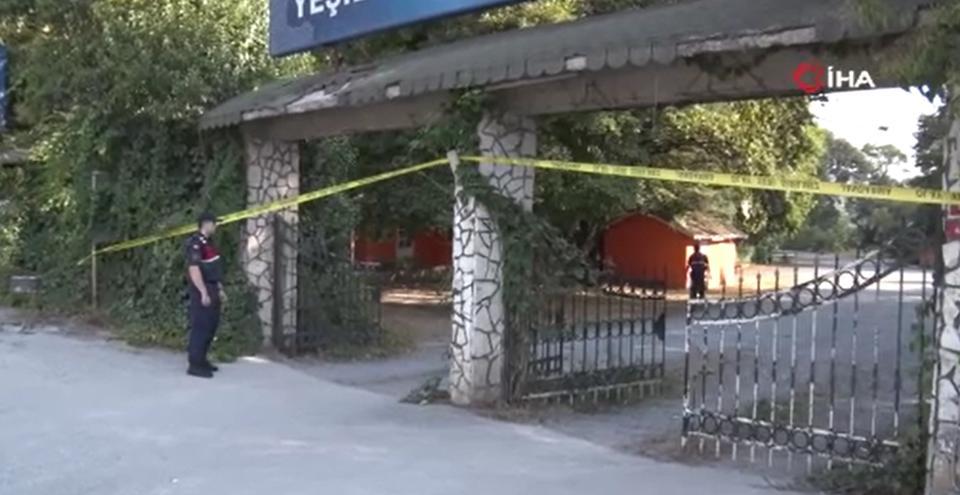 Savcının öldürüldüğü restoran günün ilk ışıklarıyla görüntülendi