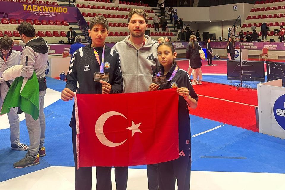 Kuyucaklı taekwondocular Avrupa üçüncüsü oldu