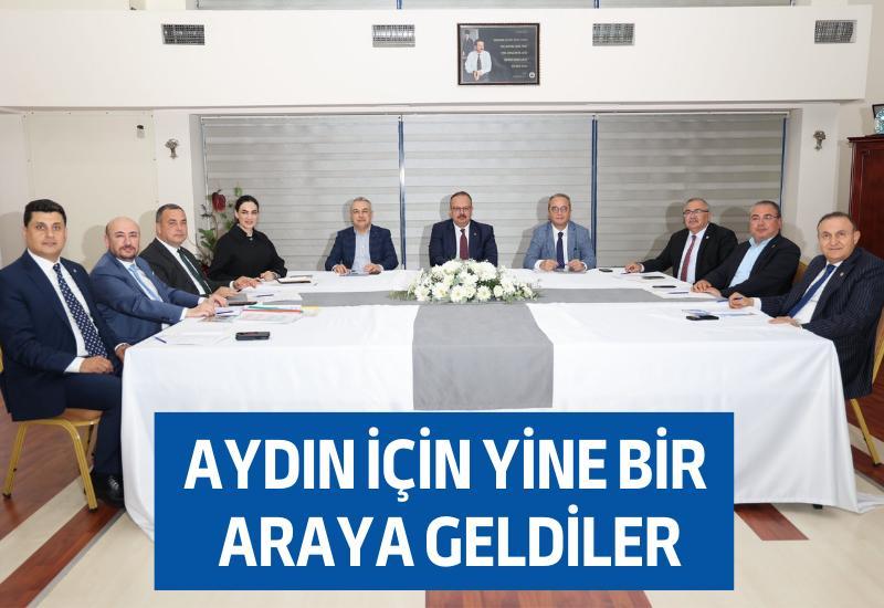 Aydın için yine bir araya geldiler