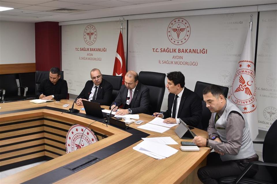 Aydın’da halk sağlığı zoom toplantısı yapıldı