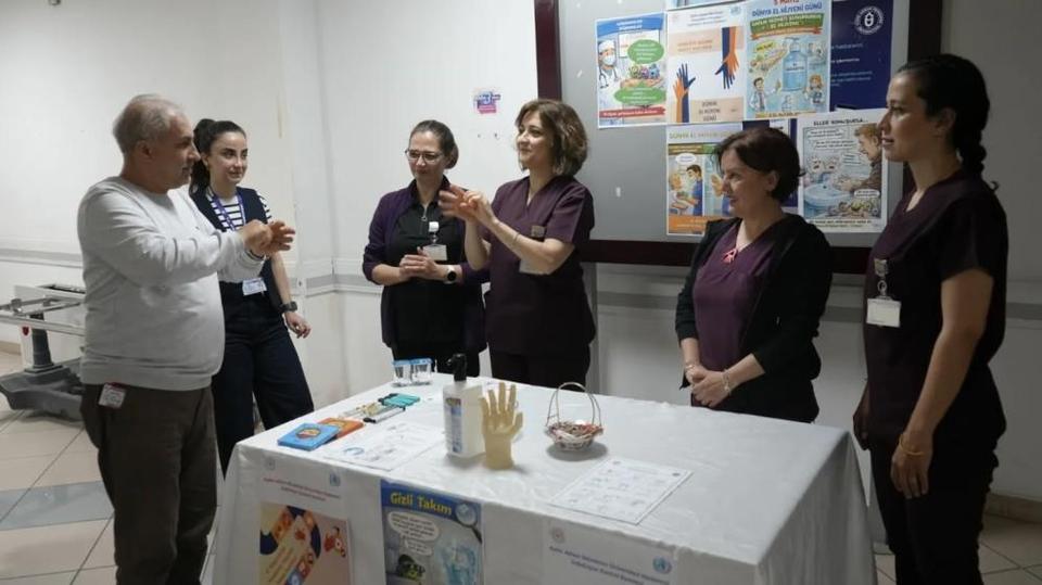ADÜ Hastanesi'nde el hijyenine dikkat çekildi