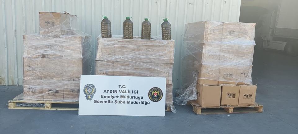 AYDINDA SAHTE YAĞ OPERASYONU: 2,7 MİLYON LİRALIK ÜRÜN ELE GEÇİRİLDİ