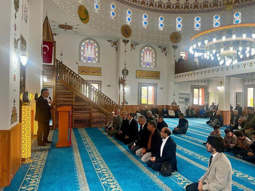 Kuşadası'nda  Sevda Hatun Camii, Taziye Evi ve İmam Lojmanı dualarla açıldı